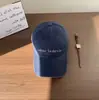 Gorra de Béisbol Bordada con Letras Vintage Unisex Primavera/Verano Adelgazante Sombrero de Sol Estilo Coreano Gorra Profundizada
