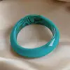 Pulseira de Acrílico Gradiente Geométrico Irregular Transfronteiriça Europeia e Americana com Design Único, Joia Feminina Simples e Fashion