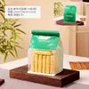 Saco de Embalagem para Assar Torradas Saco de Papel Kraft Autoadesivo Tendência Nacional Saco para Pão com Fechamento em Arame Selagem Oito Lados Bolo Transparente