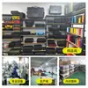 Caja de herramientas de plástico al por mayor de fábrica, caja de protección de seguridad para mantenimiento, a prueba de polvo, a prueba de golpes, caja de herramientas de protección para equipos e instrumentos