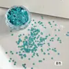 Decoraciones para Uñas con Purpurina, Diamantes Triturados Reflectantes Deslumbrantes Famosos en Internet, Azúcar, Corazón de Gama Alta, Mariposa, Estrella, Decoraciones de Copo de Nieve Navideño