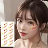 Pegatinas de Tatuaje Coloridas de Bandera Nacional, Pegatinas Faciales para Niños, Decoración de Maquillaje Pegatinas de Bandera Roja de Cinco Estrellas, Pintura Impermeable Impresión por Transferencia de Agua