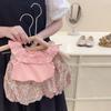 2024 meninas verão tutu calças saia de duas peças malha bolo saia bonito colete shorts de duas peças