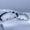 Chegada Nova Pulseira de Casal Anel de Montanha para Homens e Mulheres Ins Design de Nicho Corda de Mão Trançada Feita à Mão Presente Simples para Namorada