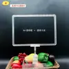 Etiqueta de Preço de Frutas e Verduras de Supermercado Cartão de Exibição A5 Clipe Publicitário Pop Clipe de Polegar Transparente com Moldura