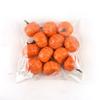 Calabaza de simulación de 5,5 cm, 12 piezas, venta directa de fábrica en Amazon, corona de calabaza de Halloween