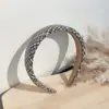 Fita de cabelo de losango com cheiro suave para rede social, grossa, estilo retrô francês, com aba larga, novos acessórios de cabelo para o topo da cabeça, atacado