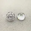 Flor de Hielo Redonda Cortada Zircón, Diamante de Alto Carbono Corte Redondo, Zircón para Uñas con Base Puntiaguda, Venta al por Mayor desde el Fabricante de Origen
