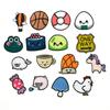 Bordado Ya original lindo animalito pequeño pegatinas de tela rana parche de bordado para computadora baloncesto Pony dibujos animados pegatinas decorativas