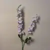 Flores artificiais em tons de roxo estilo Monet para casamentos no jardim, arranjos de chão para salão de casamentos, flores de seda roxo claro e roxo pálido em estoque