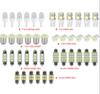 Combinación de luces LED para coche, 14, 28 y 42 unidades, T10, luz de lectura de doble punta, luz de matrícula para interior.