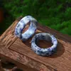 Anel de Corrida Anel Cristal Natural Acessórios de Jade Anel de Mão Masculino e Feminino Anel Retrô Venda por Atacado