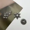 Accesorios Vintage de Aleación, Joyería Personalizada con Forma de Cruz Incrustada de Diamantes, Accesorios de Flores Barrocas, Accesorios para el Cabello, Flores para Zapatos, Materiales para Manualidades