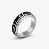 Venta al por mayor de joyería para fabricantes Anillo giratorio de acero de titanio con sol, luna y estrellas Anillo de acero inoxidable para parejas Hombres Anillos de acero inoxidable europeos y americanos Adornos