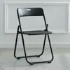 Silla de Comedor Plegable Taburete Simple Silla con Respaldo Uso en Casa Silla para Dormitorio de Casa Silla de Oficina Portátil Silla de Conferencia Silla de Computadora