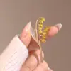 Broche de orquídea lírio-no-anel estilo antigo alta qualidade design de nicho senso de design estilo nacional clássico elegante broche corsage acessórios de vestuário