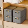 Caixa de armazenamento de guarda-roupa tipo gaveta, armazenamento em camadas para roupas íntimas e meias, caixa de armazenamento para roupas e calças, armário de armazenamento simples para casa