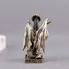 Armadura de Guerrero Dragón de Latón Puro con Alas de Dragón Volador, Artículo Antiguo Sólido Vintage, Adorno Artesanal Decorativo para Escritorio Mascota de Té