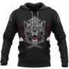 Jaqueta com Capuz de Manga Longa Primavera 2024 Tatuagem Impressão Digital 3D Moletom Casual Masculino Atacado Impressão 3D