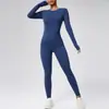 Conjunto deportivo de dos piezas de color liso, alta elasticidad, transfronterizo europeo y americano, de cintura alta, realza glúteos, para correr, conjunto de yoga, conjunto de fitness