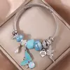 1 Peça de Moda e Simples Coração de Anjo Borboleta Metal Multi-Elemento Pan Dl Acessório Simples e Único Pulseira
