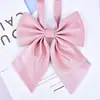 Corbata de lazo jk sin nudos raíz de pluma gigante estilo universitario femenino corbata estudiante uniforme académico foto de graduación flor de cuello uniforme escolar lazo