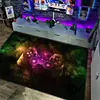 Tapete de Veludo Cristal Desenho Animado Criativo para Sala de Estar, Tapete de Pé Decorativo para Quarto de E-sports, Capacho para Porta de Entrada, Cabelo Liso Direto da Fábrica