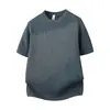 Camisa polo transfronteriza de punto de manga corta para hombre con cuello en V, cuello de gaviota, estilo twisted old money, camiseta de verano, venta al por mayor de fábrica