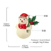 Broche Tema Natalino Europeu e Americano Papai Noel Árvore de Natal Boneco de Neve Festival de Flores Decoração de Roupa Acessórios de Pino