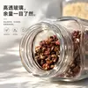 Pote Dispenser de Temperos Uso Doméstico Garrafa de Vidro para Especiarias Pote de Temperos para Cozinha Selado à Prova de Umidade Dedicado para Porcionamento de Especiarias Garrafa de Temperos