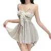 Lencería Sexy para Pechos Pequeños, Encaje Atractivo, Transparente Seductor, Diseño Provocador de Entrepierna Abierta, No Requiere Quitar, Conjunto Apasionado con Tirantes Atractivos