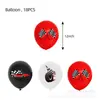 Platos de Papel con Tema de Carreras de Llantas Vasos de Papel Vajilla Desechable Decoración de Fiesta de Coches Deportivos Banderín Globos Mantel