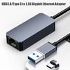 Tarjeta de Red 2.5G USB3.0 a Puerto de Red RJ45 NAS Laptop Externa Tarjeta de Red de Alta Velocidad 2500Mbps