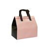 Bolsa de aluminio no tejido de dos colores para llevar, para pasteles, leche, té, para llevar, con cierre aislante, especial y fresca, se puede añadir logotipo.