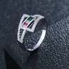 2021 Rhinestone Gradiente Dorado Nudo de Mujer Empaque Independiente Moda Americana Moda Europea y Americana Joyería Geométrica