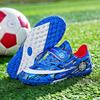 Zapatos de fútbol para niños de primavera y otoño, uñas rotas y velcro, para niños con uñas largas de entrenamiento, niños pequeños y medianos, niñas, zapatillas de competición de uñas cortas