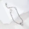 2025 Novo Elegante Luxuoso Liga Diamante Laço Pulseira Contas DIY Acessórios de Joias