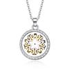 Suministro de Fábrica Difusor de Perfume Espiral Collar de Aceite Esencial de Aromaterapia Acero Inoxidable de Alta Calidad Collar para Mujer