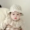 Gorro de Bebé Estilo Primavera y Otoño para Niñas, Elegante Sombrero de Princesa con Adorno de Encaje para Salidas, Sombrero de Sol Estilo Corte para Recién Nacidos