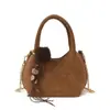 Bolsa Retro de Alta Qualidade para Mulheres 2025 Nova Moda Tendência de Inverno Versátil Bolsa de Ombro Simples para o Dia a Dia Bolsa Transversal