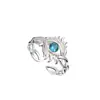 Anillo de regreso a la guerra con hechizos, nicho de circón de la suerte, animación oficial conjunta de mijo que rodea a cinco Wu Kwf Fuhei de plata