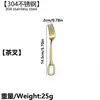 Conjunto de Talheres Liangheng de Aço Inoxidável 304, Garfo e Colher Estilo Europeu Criativo com Furo para Pendurar, Garfo, Colher de Chá, Conjunto de Talheres para Hotel com Faca, Garfo e Colher