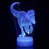Lámpara de noche 3D colorida con diseño de dinosaurio transfronterizo, serie 2, con control remoto táctil, regalo creativo, lámpara de mesa, lámpara de regalo