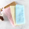 Estilo coreano nylon listrado toalha de banho espuma rede toalha de banho puxar para trás tira adulto longo puxar para trás toalha de banho flor