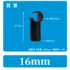 Conexões para Tubos Rígidos Finos de 16mm Cotovelo para Tubo Redondo T Plano Conector Direto de Plástico para Tubo Pequeno Junta de Prateleira