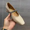 Nuevos zapatos Mary Jane para mujer con punta cuadrada, tacón grueso, corte bajo, elegantes zapatos de tacón bajo con suela blanda