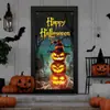 Amazon Halloween Couplets Feliz Halloween Tecido de Fundo Bandeira Pendurada Cortina de Porta Luz Design Personalizado