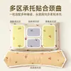 Almohada triangular rellena de trigo sarraceno, una almohada casera desmontable diseñada para ayudar a dormir y proteger el cuello, hecha con una mezcla de tela gruesa