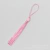 Lugar 90 abanico de marcapáginas de seda con borla vertical accesorio pequeño para ropa tocado borla pequeña de seda helada punta pequeña puede ser muestra
