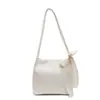 Bolsa de Ombro de Renda Estilo Coreano para Mulheres, Nova Bolsa Tote Tendência Simples para o Dia a Dia, Bolsa Saco Casual Fashion